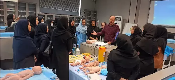 برگزاری کارگاه دو روزه CPR نوزاد