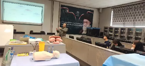 برگزاری کارگاه لوله گذاری  تراشه و لارنگوسکوپی