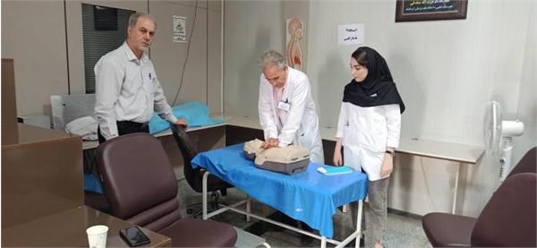 برگزاری کارگاه CPR عملی دستیاران جدیدالورود گروه اول