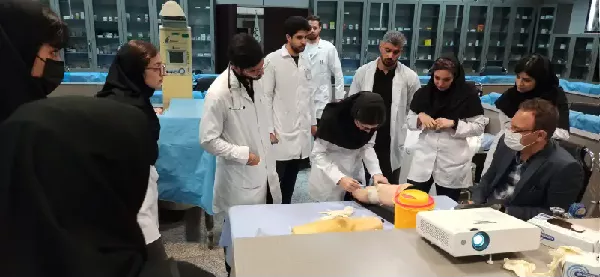 برگزاری کارگاه Tap مایع مفصلی