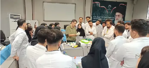 برگزاری کارگاه پانسمان صحیح -انجام سوچور